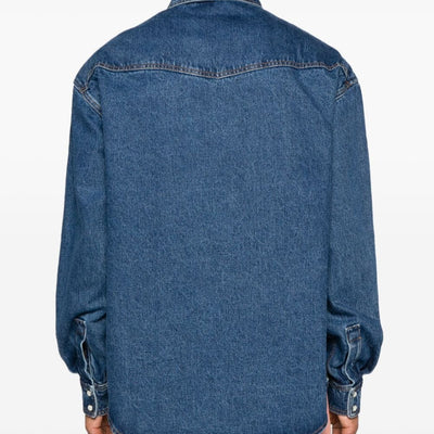 Palm Angels Monogram denim shirt
