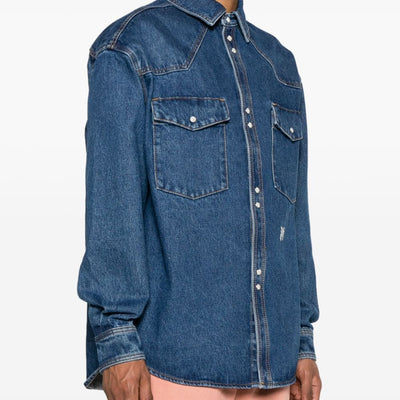 Palm Angels Monogram denim shirt