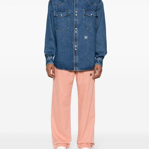 Palm Angels Monogram denim shirt