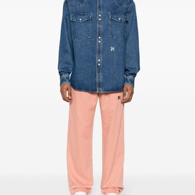 Palm Angels Monogram denim shirt