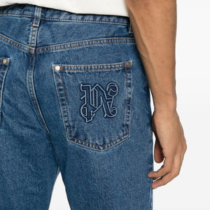 Palm Angels Monogram denim jeans