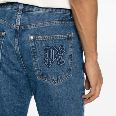Palm Angels Monogram denim jeans