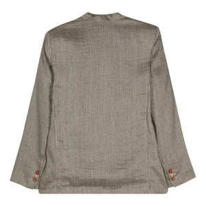 Alysi Striped single-breasted jacket
