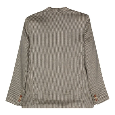 Alysi Striped single-breasted jacket