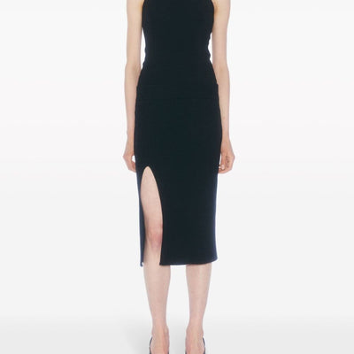 Filippa K Conscious Criteria page Cable knit asymmetrical skirt