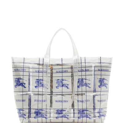 Burberry EKD logo-tag Transparent Tote Bag