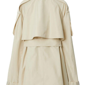 Burberry Short silk trench coat