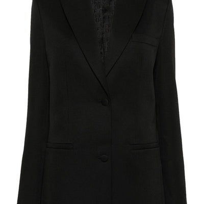 Off White single-breasted virgin-wool blazer