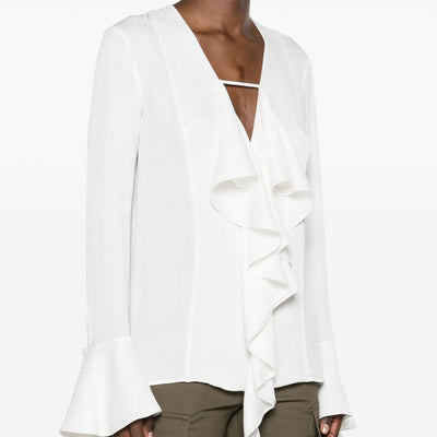 Givenchy Silk ruffled blouse