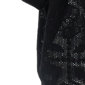 Nude Openwork Cotton Sweater