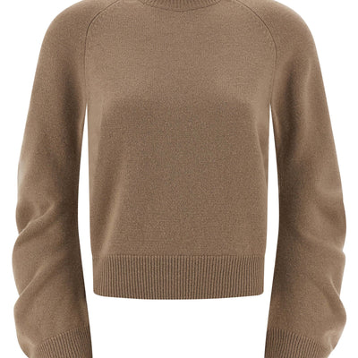 Nude Curved Sleeve Sweater