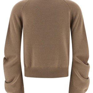 Nude Curved Sleeve Sweater