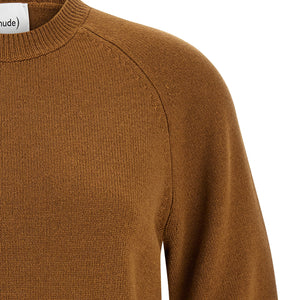 Nude Curved Sleeve Sweater