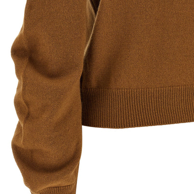 Nude Curved Sleeve Sweater