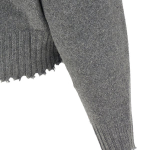 Nude Fringed Hem Sweater