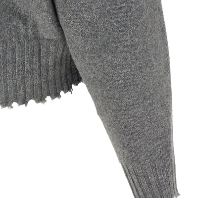 Nude Fringed Hem Sweater