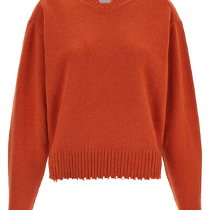 Nude Fringed Hem Sweater