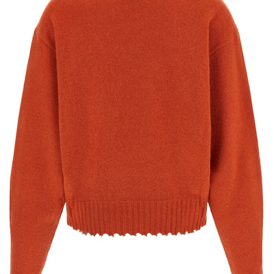 Nude Fringed Hem Sweater