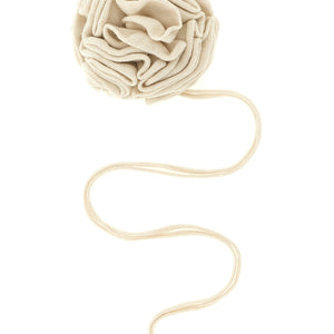 Nude Knitted Pin With Drawstring