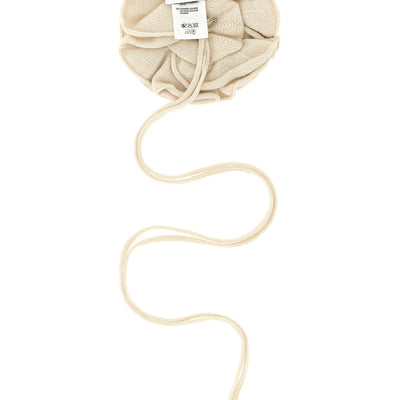 Nude Knitted Pin With Drawstring