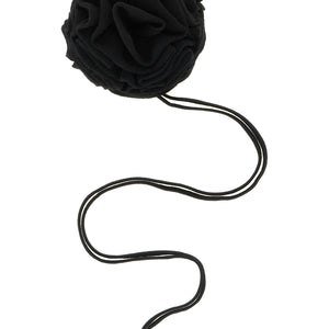 Nude Knitted Brooch With Lace