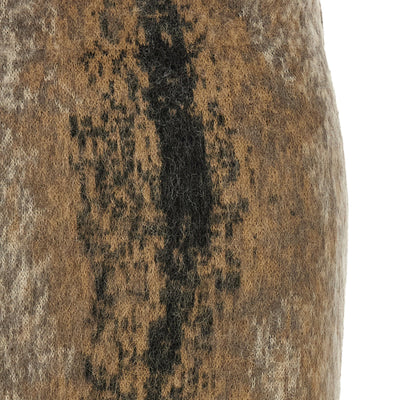 Nude Wool And Alpaca Skirt