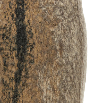 Nude Wool And Alpaca Skirt