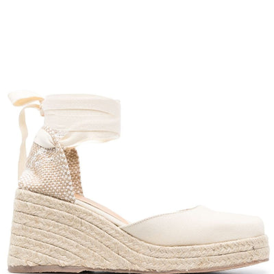 Castañer Tina Raffia Wedge Espadrilles