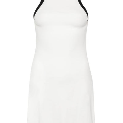 Courreges Pre Buckle contrast short dress