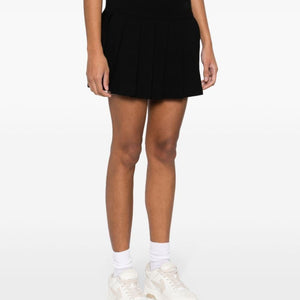 Palm Angels Monogram pleated skirt