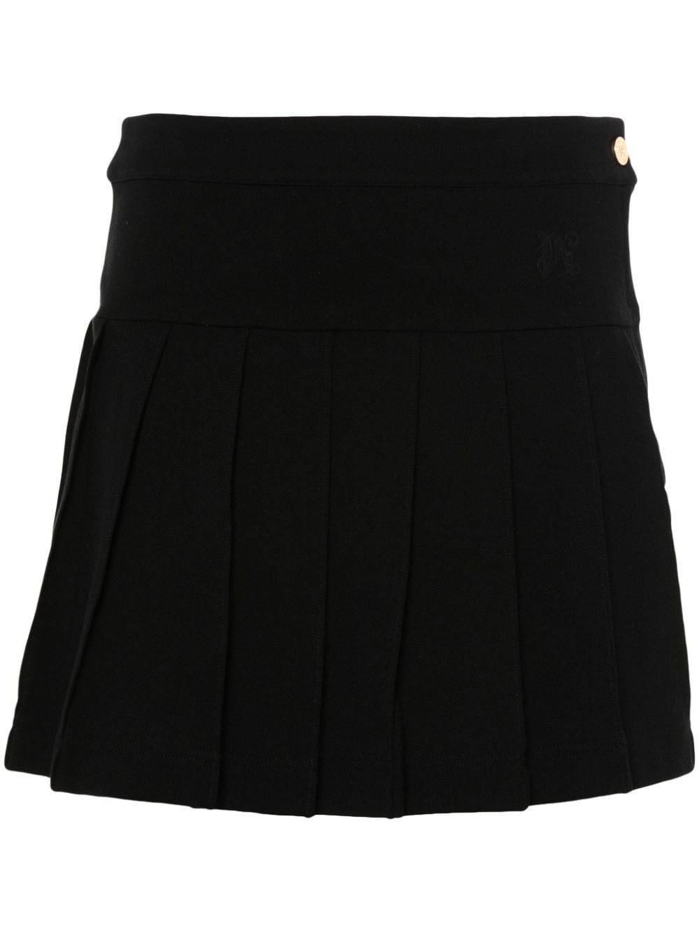 Palm Angels Monogram pleated skirt