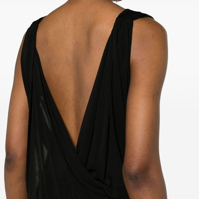Saint Laurent V-necked mini dress