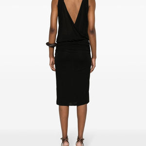 Saint Laurent V-necked mini dress