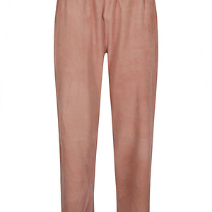 Via Masini 80 Suede leather trousers