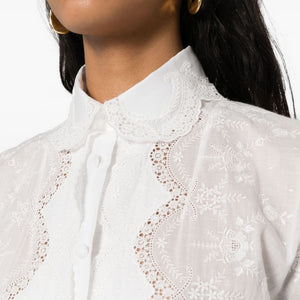 Ermanno Scervino Embroidered shirt dress