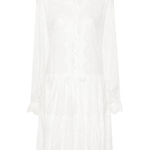 Ermanno Scervino Embroidered shirt dress