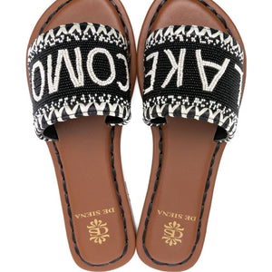 De Siena Lake Como Beads Flat Sandals.