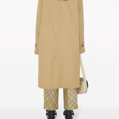 Burberry check-print tailored wool trousers