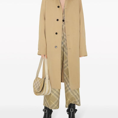 Burberry check-print tailored wool trousers