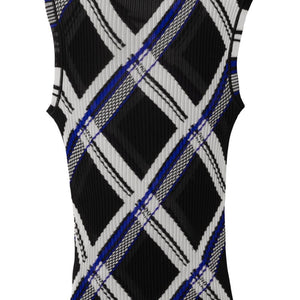 Burberry checked silk top