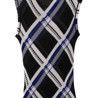 Burberry checked silk top