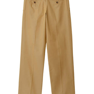 Burberry Straight-leg cotton trousers