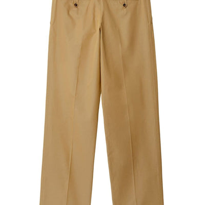 Burberry Straight-leg cotton trousers