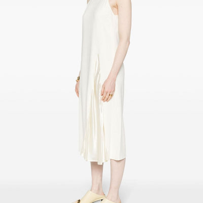 Erika Cavallini Semi-Couture Sleeveless midi dress