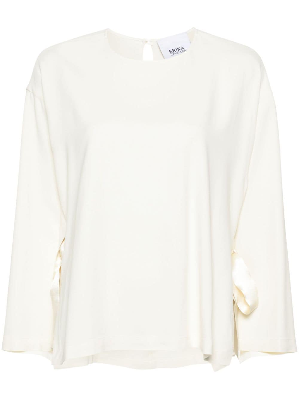 Erika Cavallini Semi-Couture Cady texture blouse