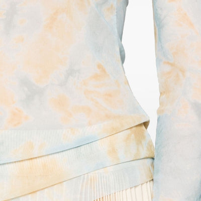 Erika Cavallini Semi-Couture Long sleeve printed t-shirt