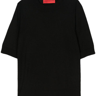 Wild Cashmere Silk and cashmere blend half-sleeve sweater