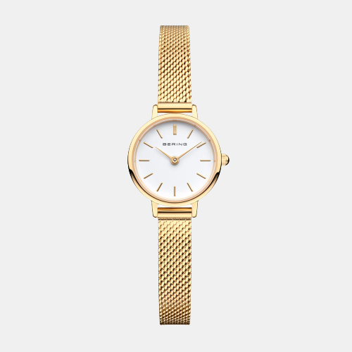 Classic Women's White Stainless Steel Watch 11022-334