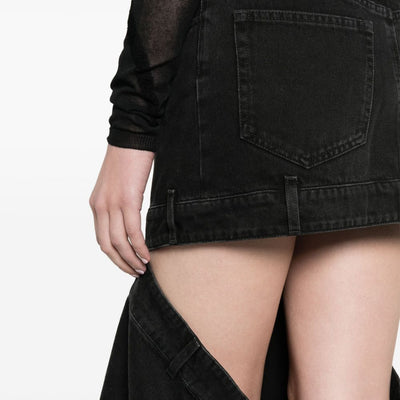 The Attico Denim skirt