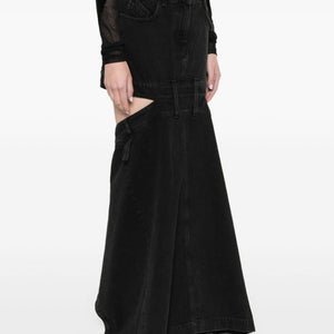 The Attico Denim skirt